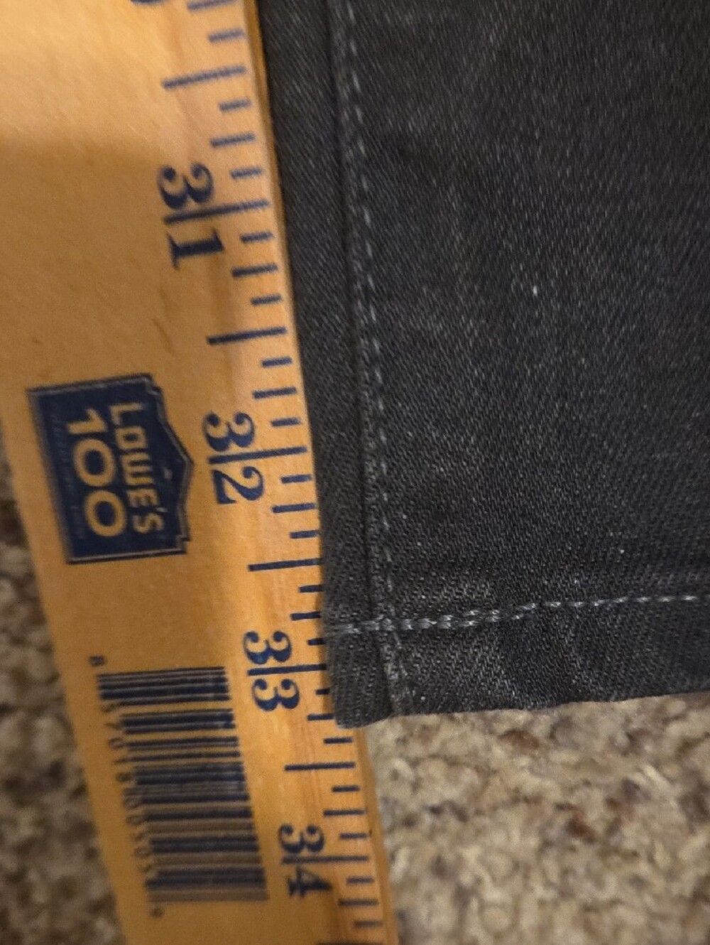 Ag Adriano Goldschmied Men’s Black Straight Jeans - Picture 6 of 6